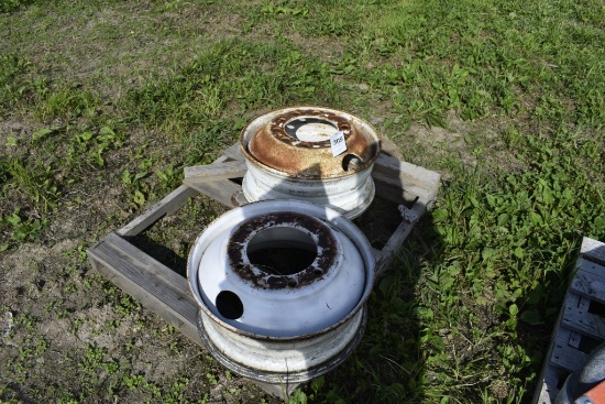 two steel rims