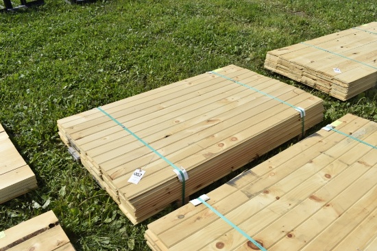 White Pine Tongue and Groove Paneling 1"x8"x6'