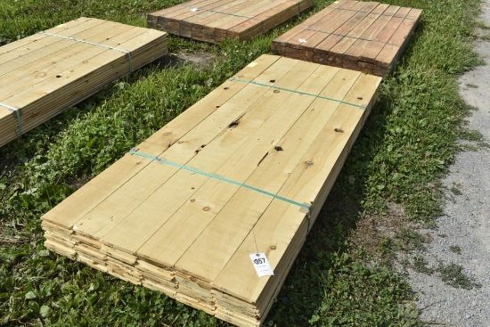 White Pine Shiplap Paneling 1'x8"x8'