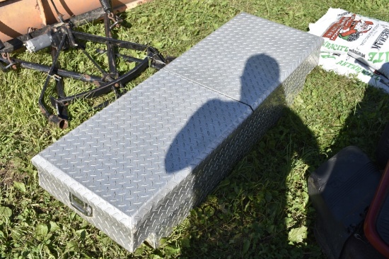 Diamond Plate Truck Tool Box with Contents