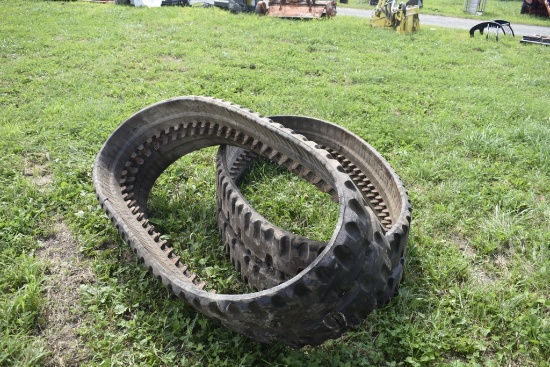 set of 18 inch wide rubber tracks