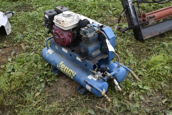Jenny air compressor with honda 5.5 HP motor
