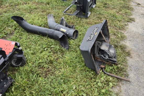 Cub Cadet bagger unit with tubes and two bags