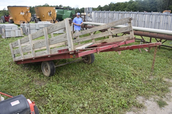 10' x 88" red trailer