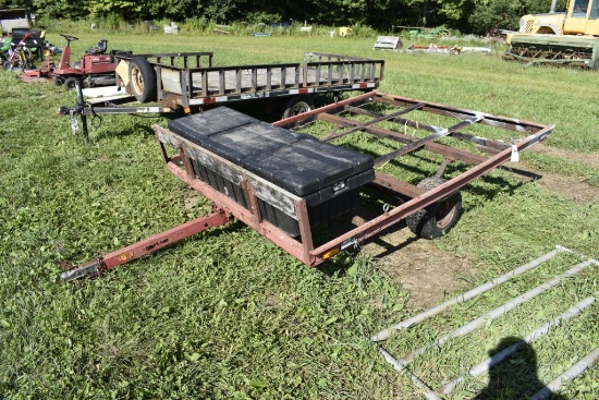 Red Trailer Frame