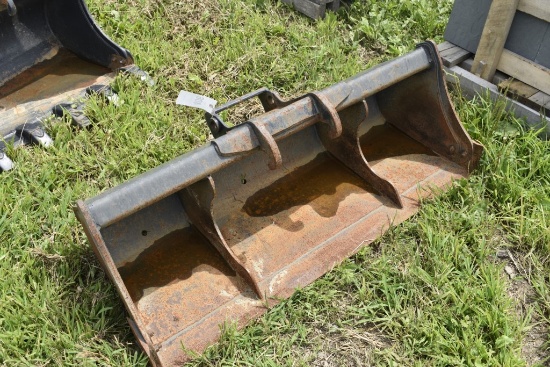 52" Bobcat Excavator Clean Out Bucket for Class 3 Machine