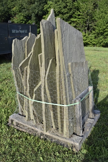 Pallet of irregular standup stone