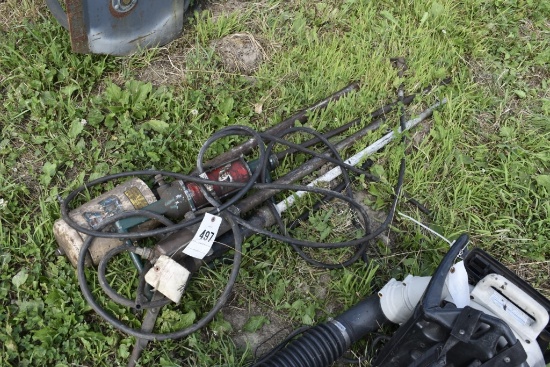 4 grease barrel pumps