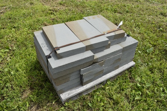 Pallet of 3" Thick Bluestone Paver Steps