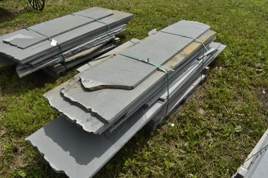 Pallet of 1" Thick Thermal Blustone Cutting Stock