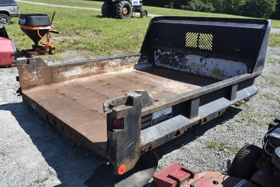 9 foot long Black sttel Dump body