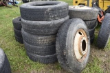set of 5 tires 11R24.5