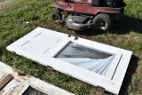 white exterior door