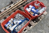 2 Totes of Concrete Fastening Hardware