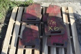 pallet with 6 IH suitcase weights