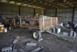 16 foot flatbed wagon with stake pockets and wood sides