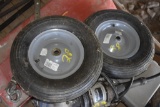 2 new wheel barrow tires