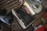 box with grinding wheels and new box of 12