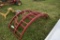 Red Round Bale Feeder