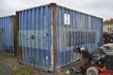 20' Blue Shipping Container