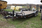Black Tow Behind Trailer