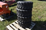 4 New Forerunner 12-16.5 Skidsteer tires