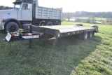 1998 T-20 Tow master Tag a long heavy Equipment Trailer