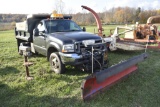 2004 Ford F-550 Dump Truck with Snow Plow and Salter Unit