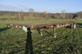 2000 Semi Brand High Deck Flat Bed Trailer