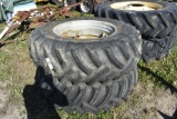 Pair of Titan 18.4-34 Dual wheels