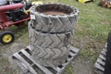4 Run Flat Skid steer tires