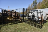 Brand new 20 foot Entrance gates with elk Scene