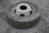 Continental 225/70R19.5 Tire on 10 Lug Rim