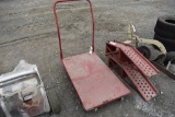 red Warehouse cart