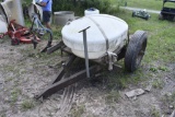 Homemade Water tote hauler with 210 gallon tank
