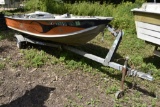 Aluminum Fishing boat with trailer