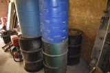 5 50 gallon barrels