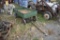 Green Lawn Cart with 4 wheels