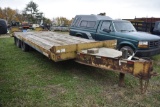 2003 Eager Beaver Tag a long Heavy Equipment Trailer