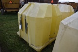 Chemical Drum Container unit with Liquid Catching floor and foldable cover