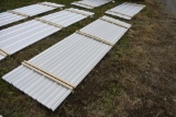 25 Pieces of 12' sections of Galvanized Corrugate Metal Roofing