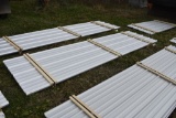 25 Pieces of 12' sections of Galvanized Corrugate Metal Roofing