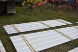 25 Pieces of 12' sections of Galvanized Corrugate Metal Roofing