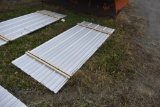 25 pieces of 8 foot Sections of Galvanized Corrugated Metal Roofing