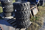 4 New Forerunner 12-16.5 Skidsteer tires