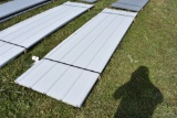 36 Sheets of 12' Sections of Off White Corrugated Metal Roofing