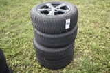 4 Bridgestone 215/60 R16 tires on 5 lug MZW Rims