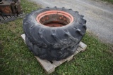 Pair of BKT 12.4-24 Skidder Tires