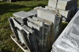 Pallet of Thermal Bluestone cutting stock and small pavers