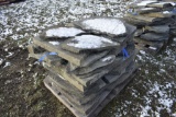 Pallet with field stone
